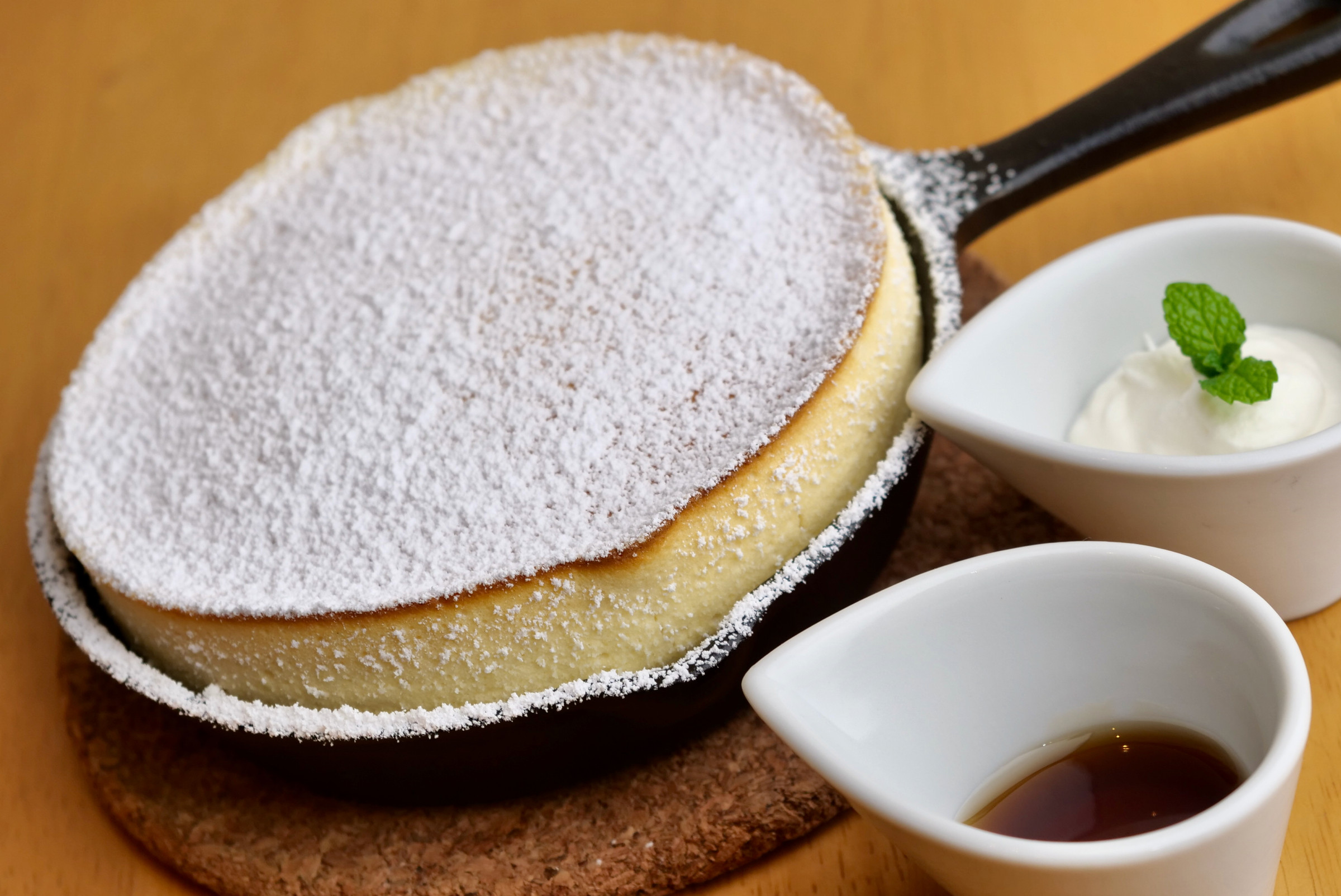 ふわふわのスフレパンケーキ