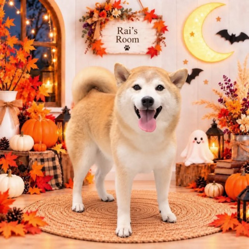 🎃🐕ライくん🐕🎃