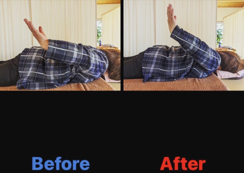 腕もこんな感じ⤴️⤴️
