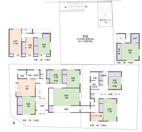 【京都亀岡】　配置図　A棟B棟＋北敷地　切り張り　.jpg