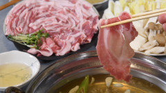 お昼も『出汁しゃぶしゃぶ』『白いとんかつ』