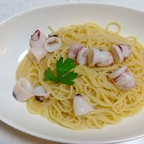 ヤリイカのスパゲッティアーリオオーリオ