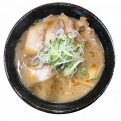 〜自家製〜高菜とチーズの黒豚ちゃあしゅう麺