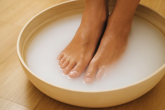 手浴・足浴に使用するバスオイル作り