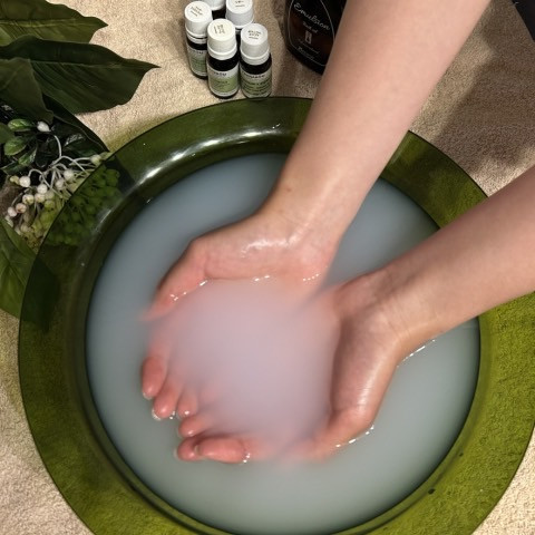 心ほどけるハンドバスオイル作り