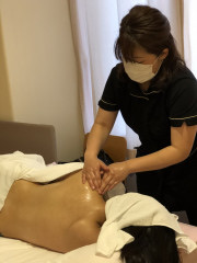病室でのアロマケア