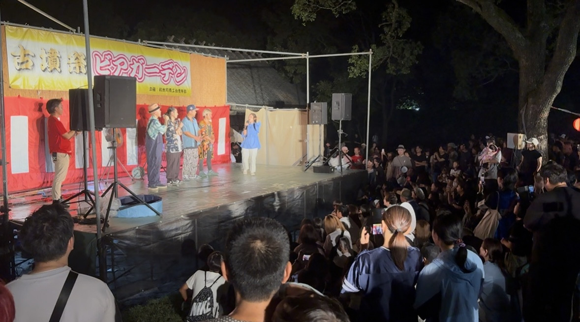 【熊本】和水町の夏祭り古墳祭にてシャボン玉ショー〈写真〉