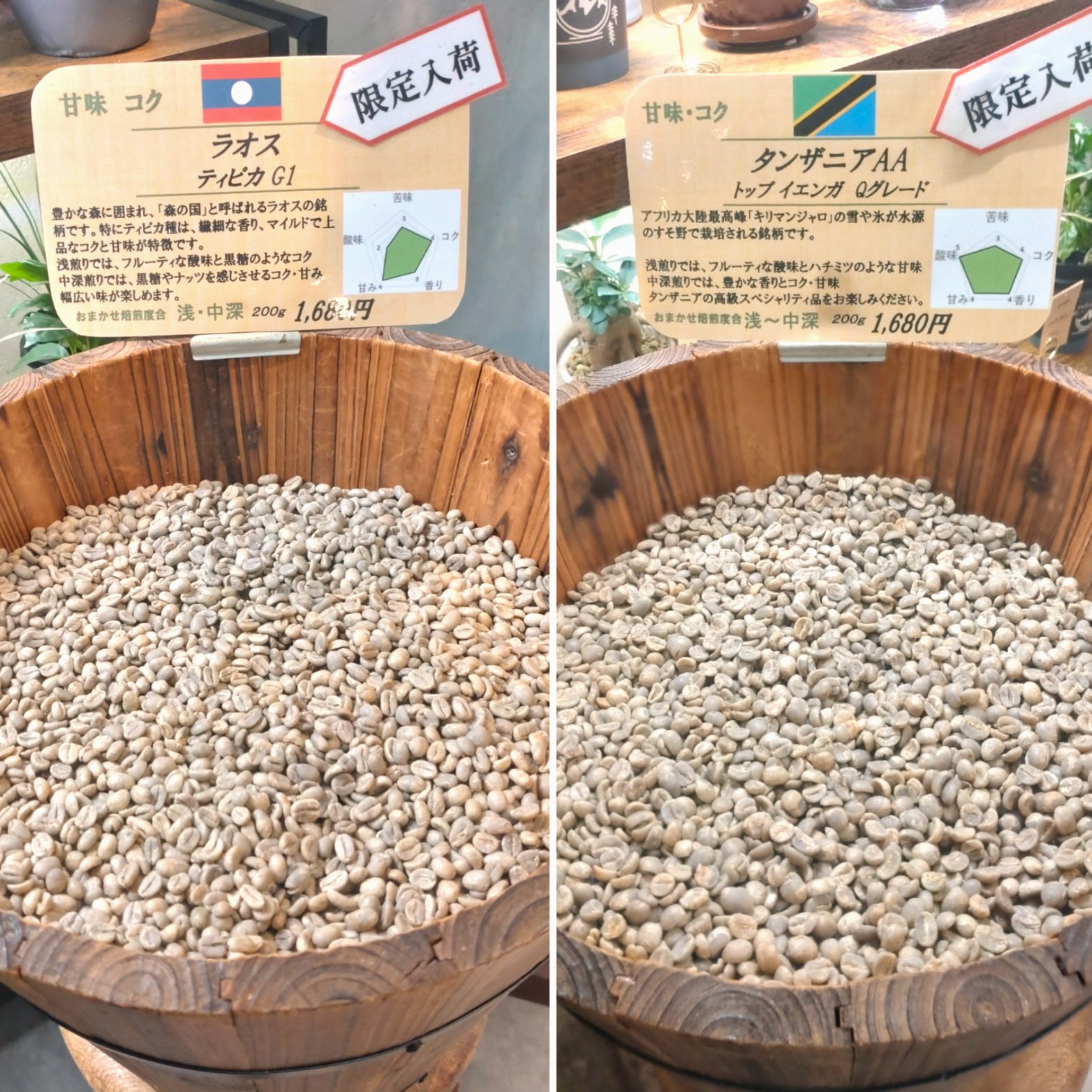 限定入荷　2銘柄のご紹介