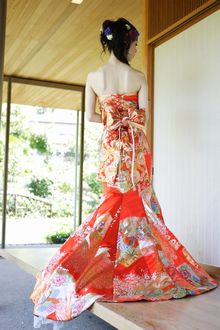 着物リメイク作品 - 着物ドレス kimonodress 着物リメイク アトリエ わん