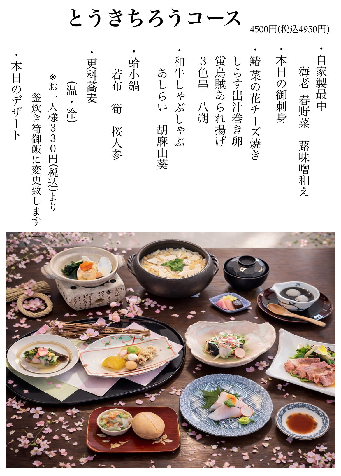 3月のとうきちろうコース