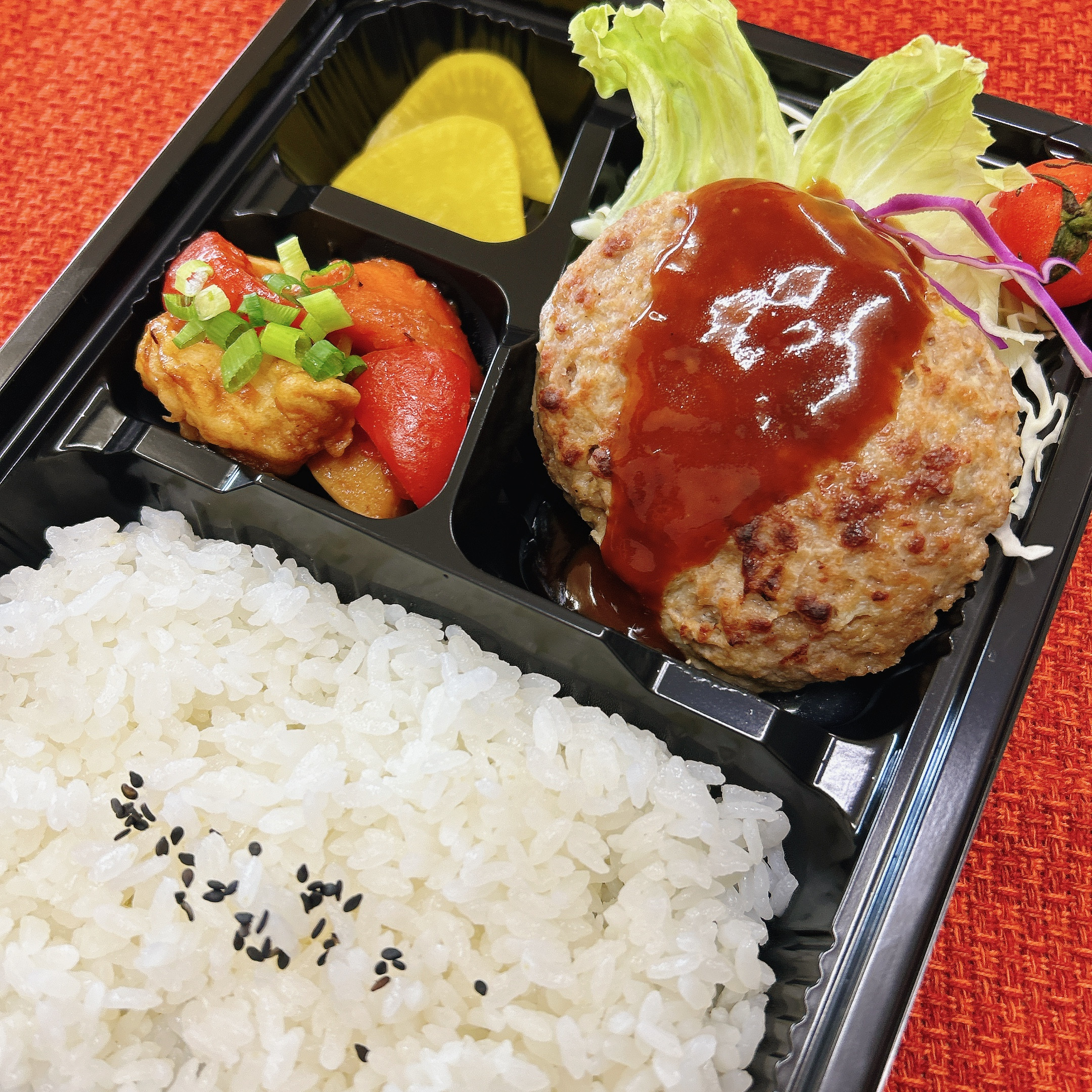 デミハンバーグ弁当