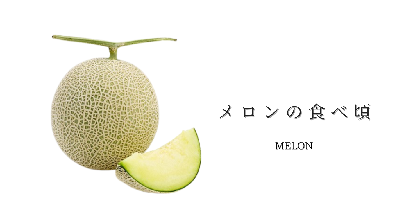 メロンの食べ頃の見分け方