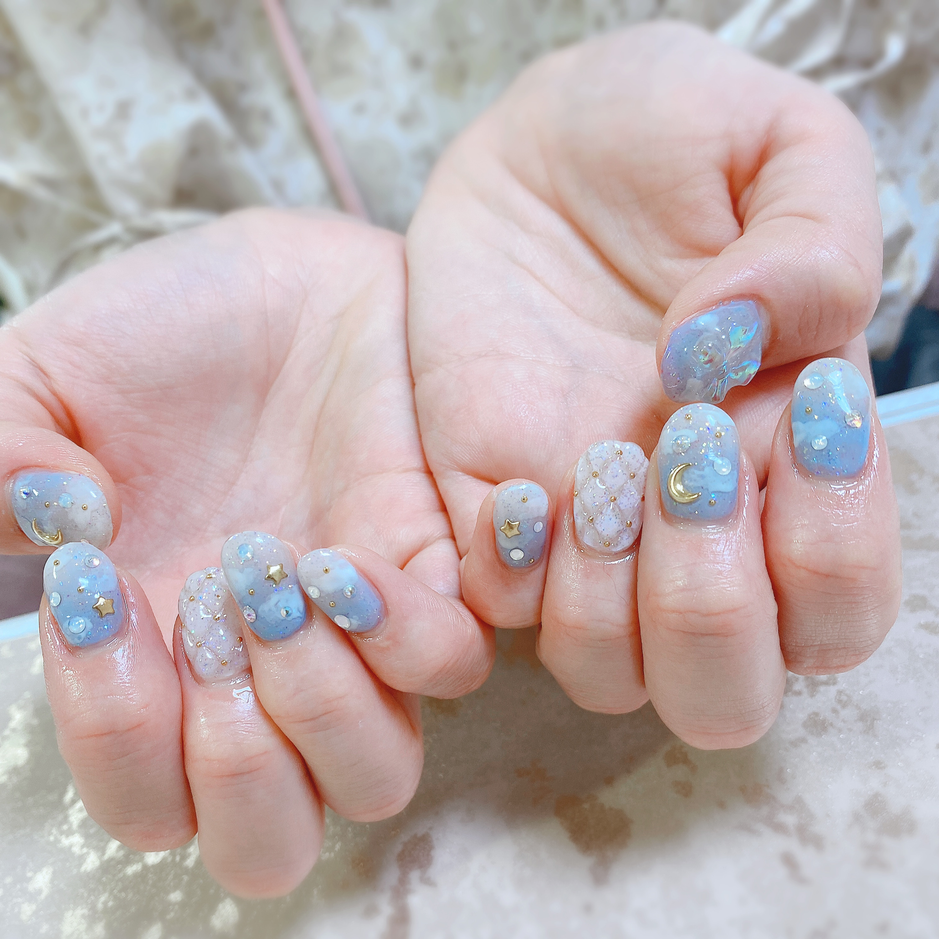 夜空ネイル