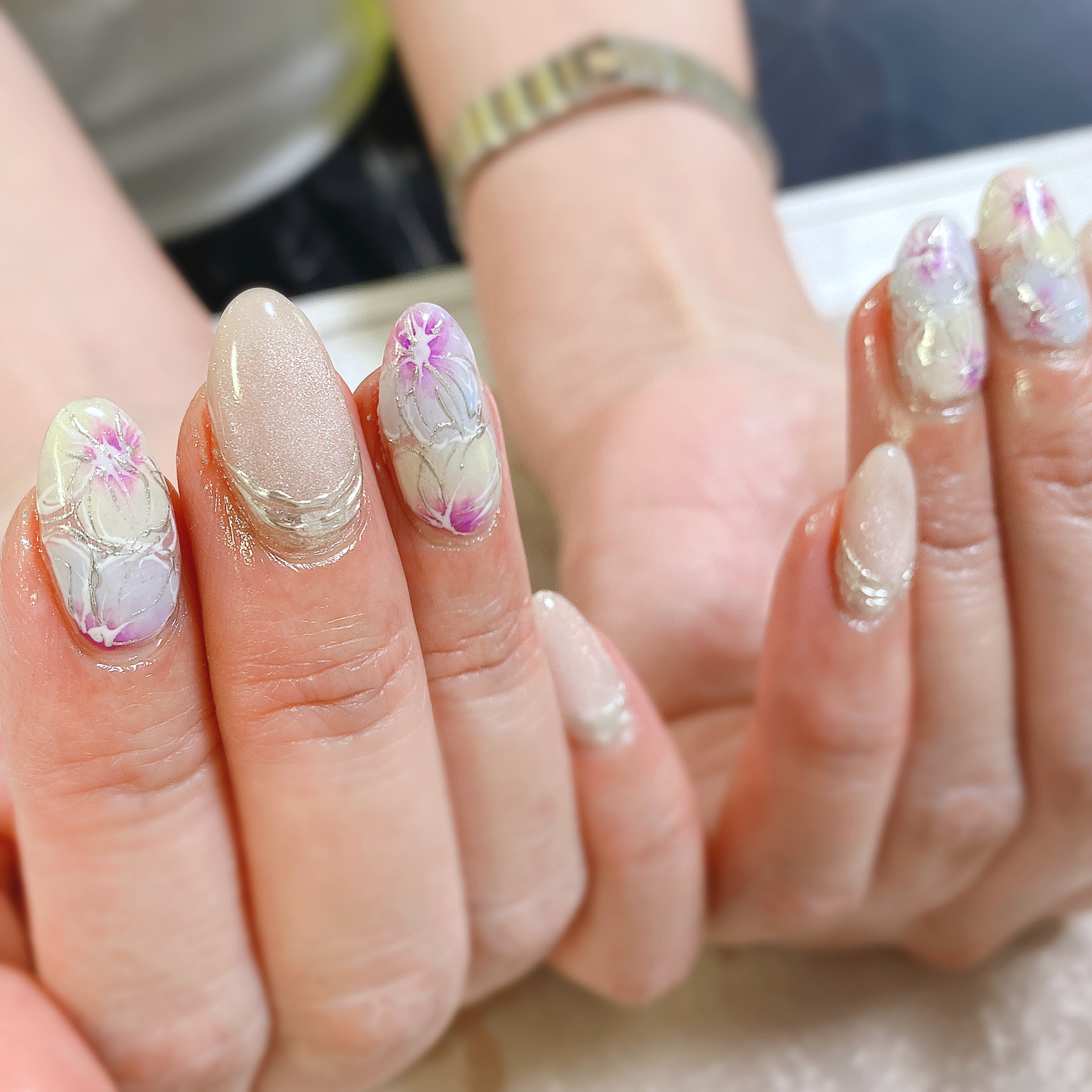 フラワーネイル