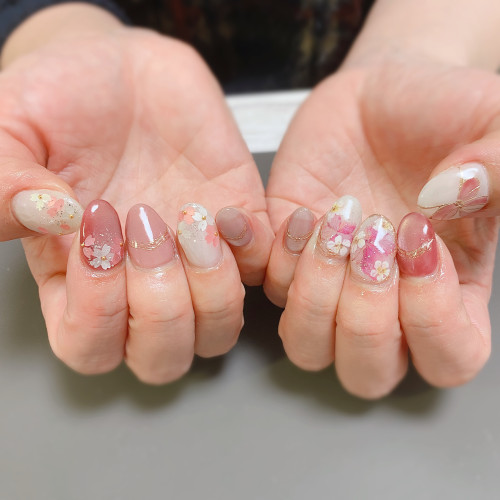 桜ネイル