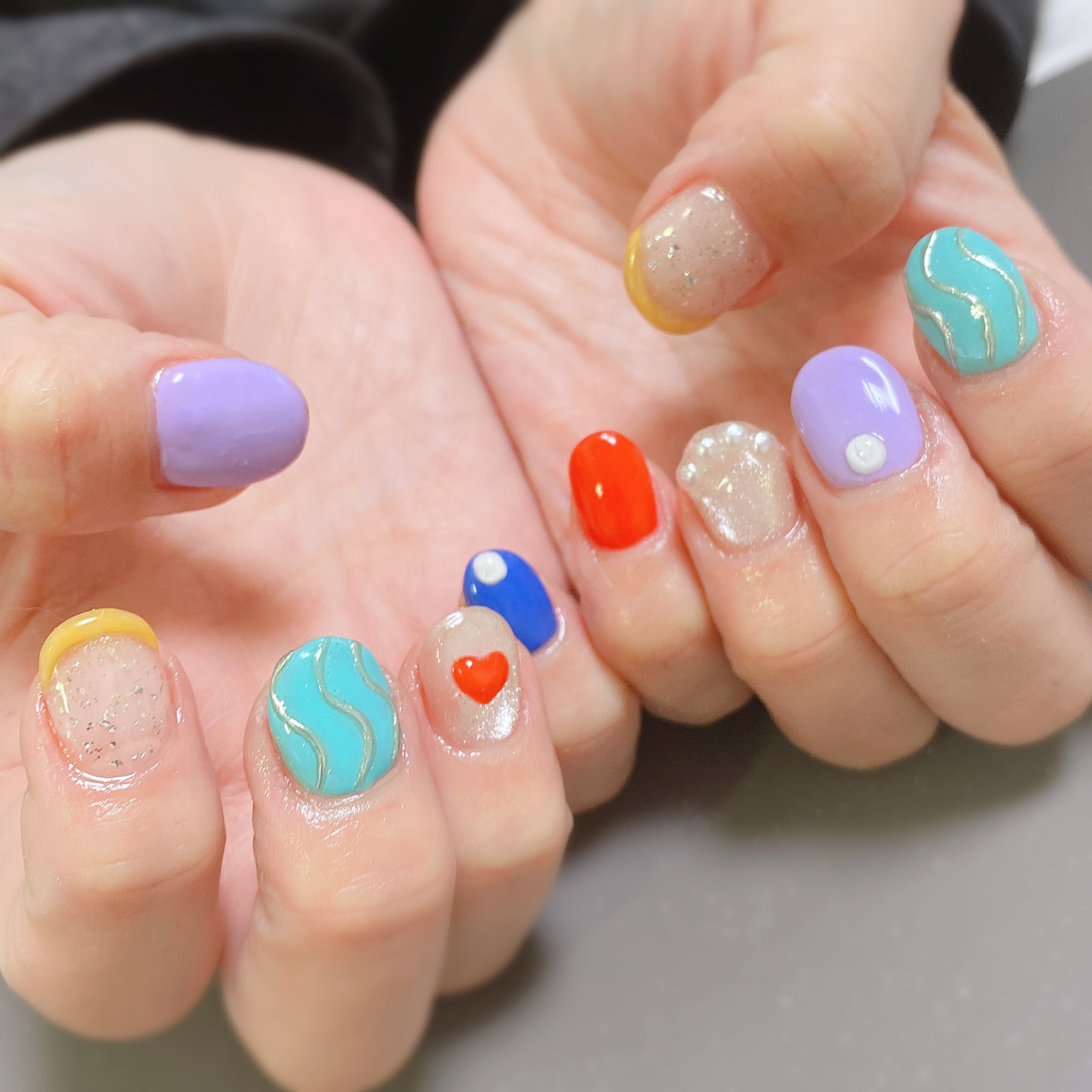 カラフルネイル
