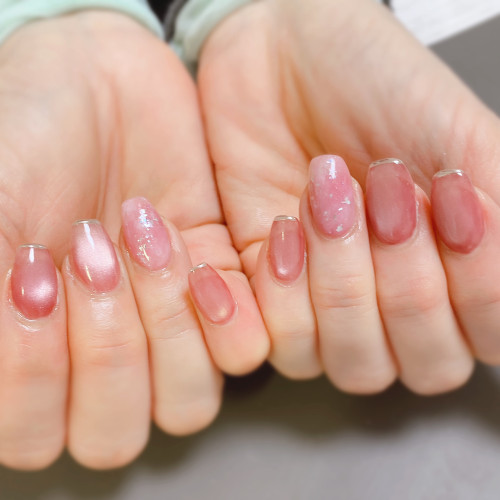 マグネット×ニュアンスネイル