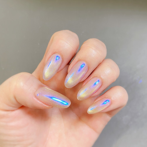 マグネット×ミラーネイル