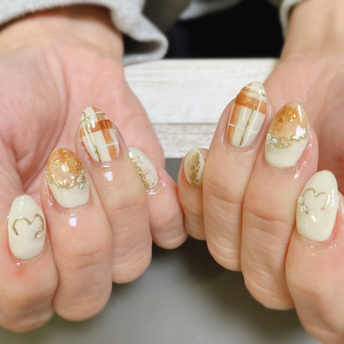 チェックネイル