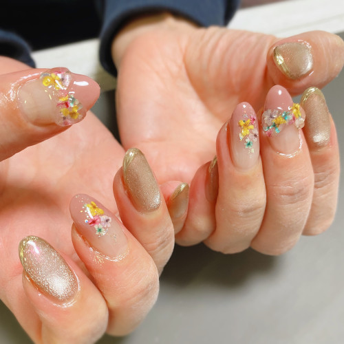 ドライフラワーリボン