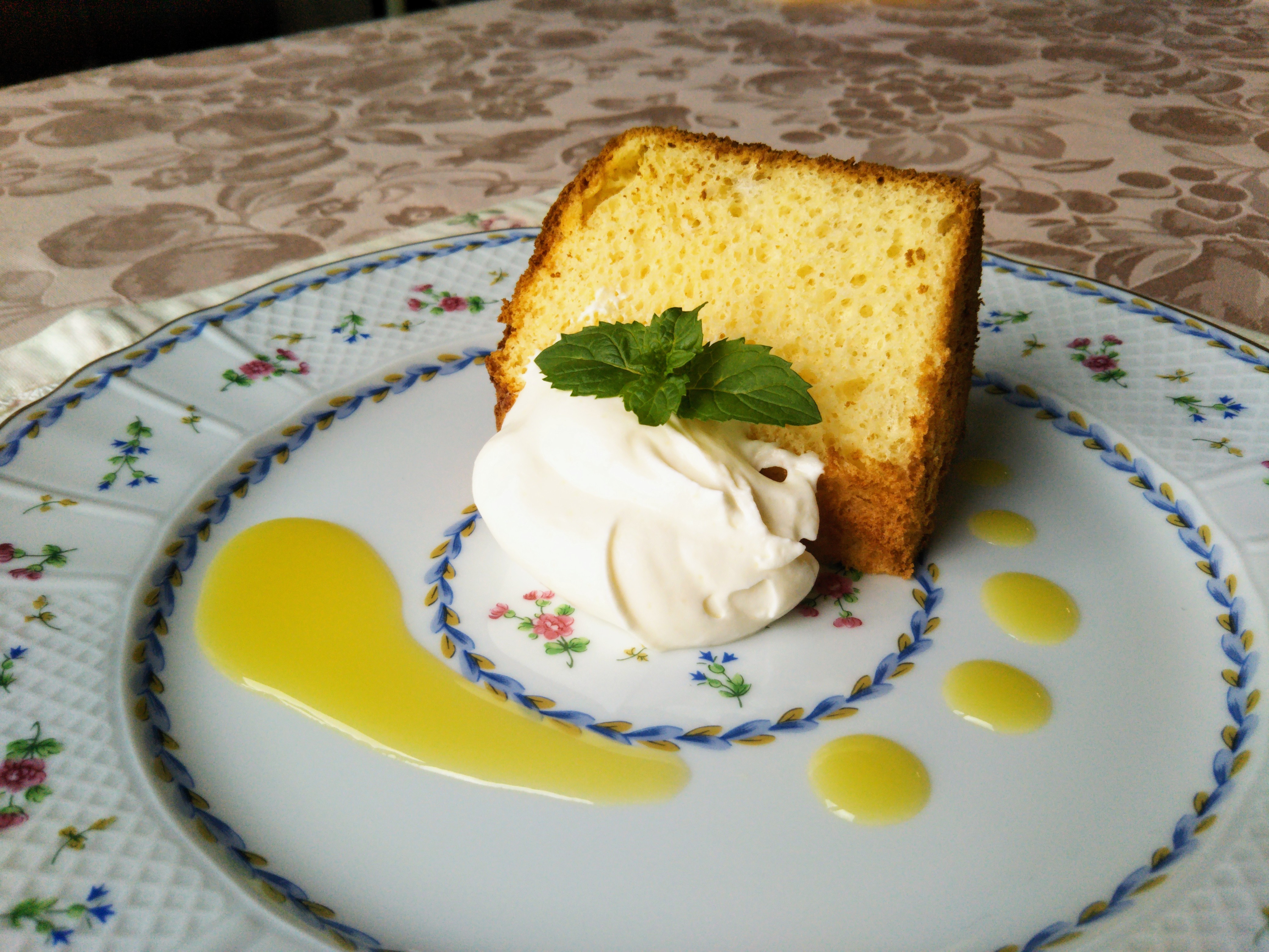 オレンジのシフォンケーキの写真🍰