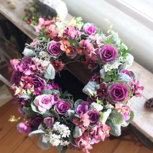 いよいよこの季節！葉牡丹スペシャルリースレッスンご予約開始