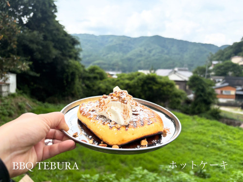 ホットサンドメーカーを使ってホットケーキ
