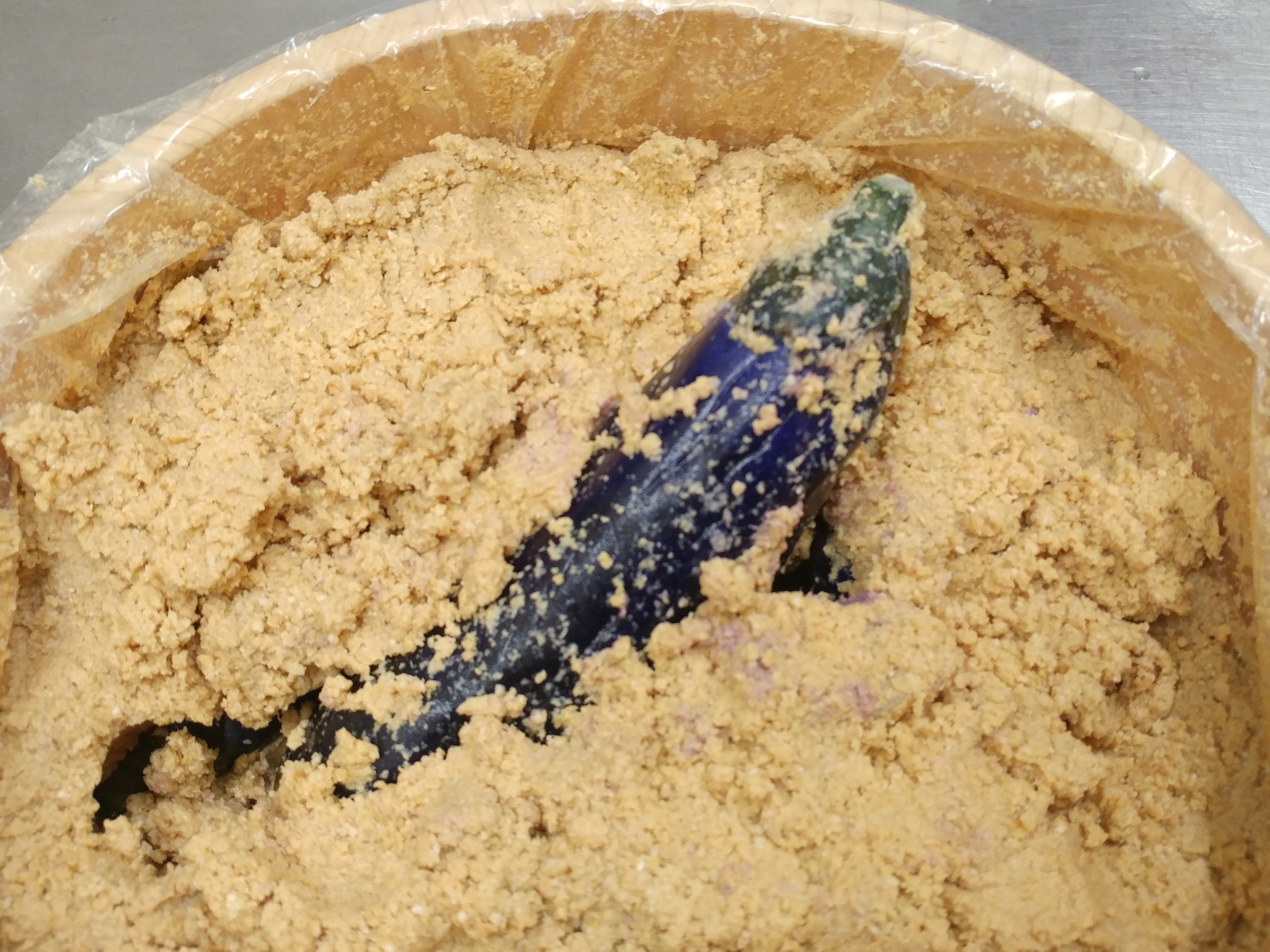 「茄子のぬか漬け」も作りました