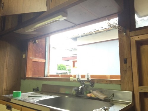 出窓撤去後屋内側２