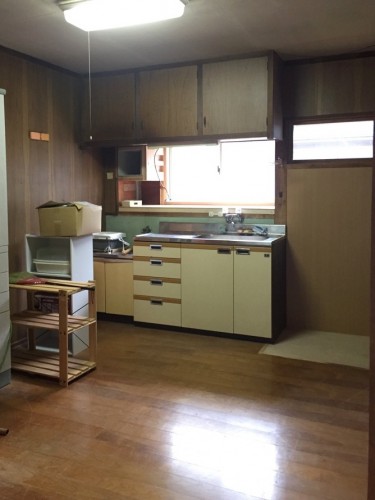 キッチン屋内施工前