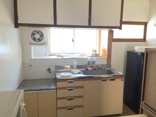 キッチン屋内完成
