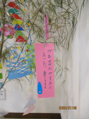 短冊に願いを。。。