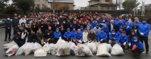 桐生清桜高校との合同早朝清掃開催