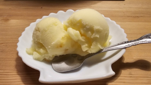 ゆずシャーベット