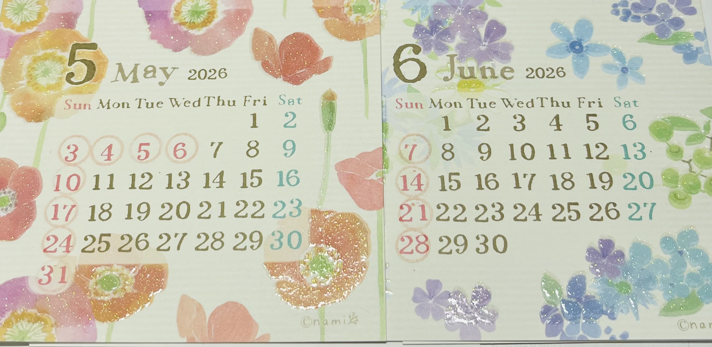 🥰5月6月のお休みのお知らせです🥰