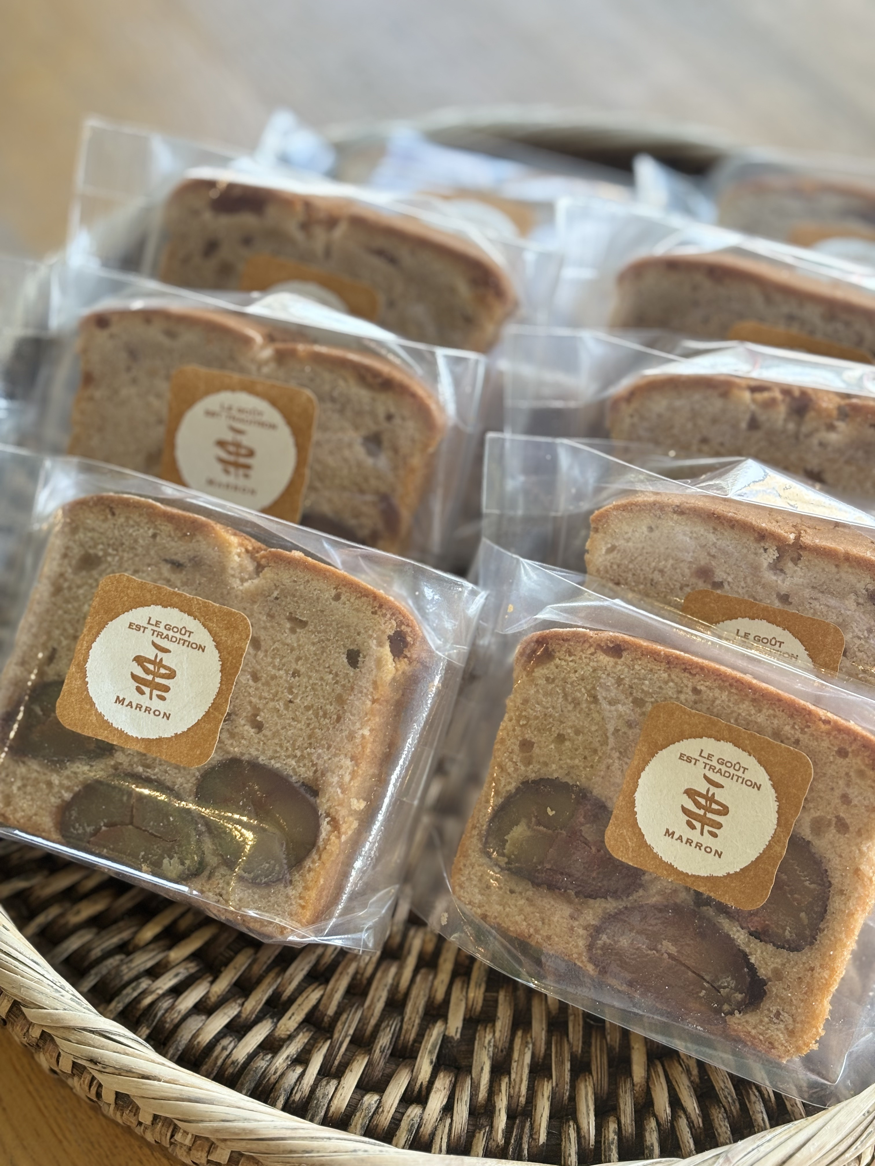 頂マロンパウンドケーキ☆販売中です！！