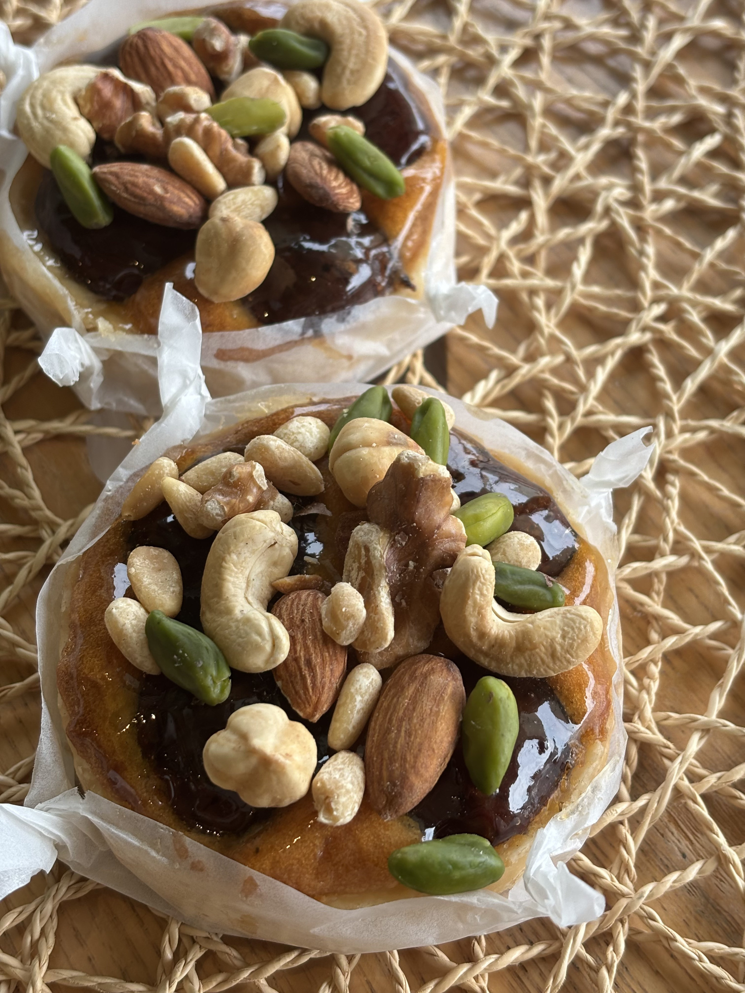 栗と木の実のタルト