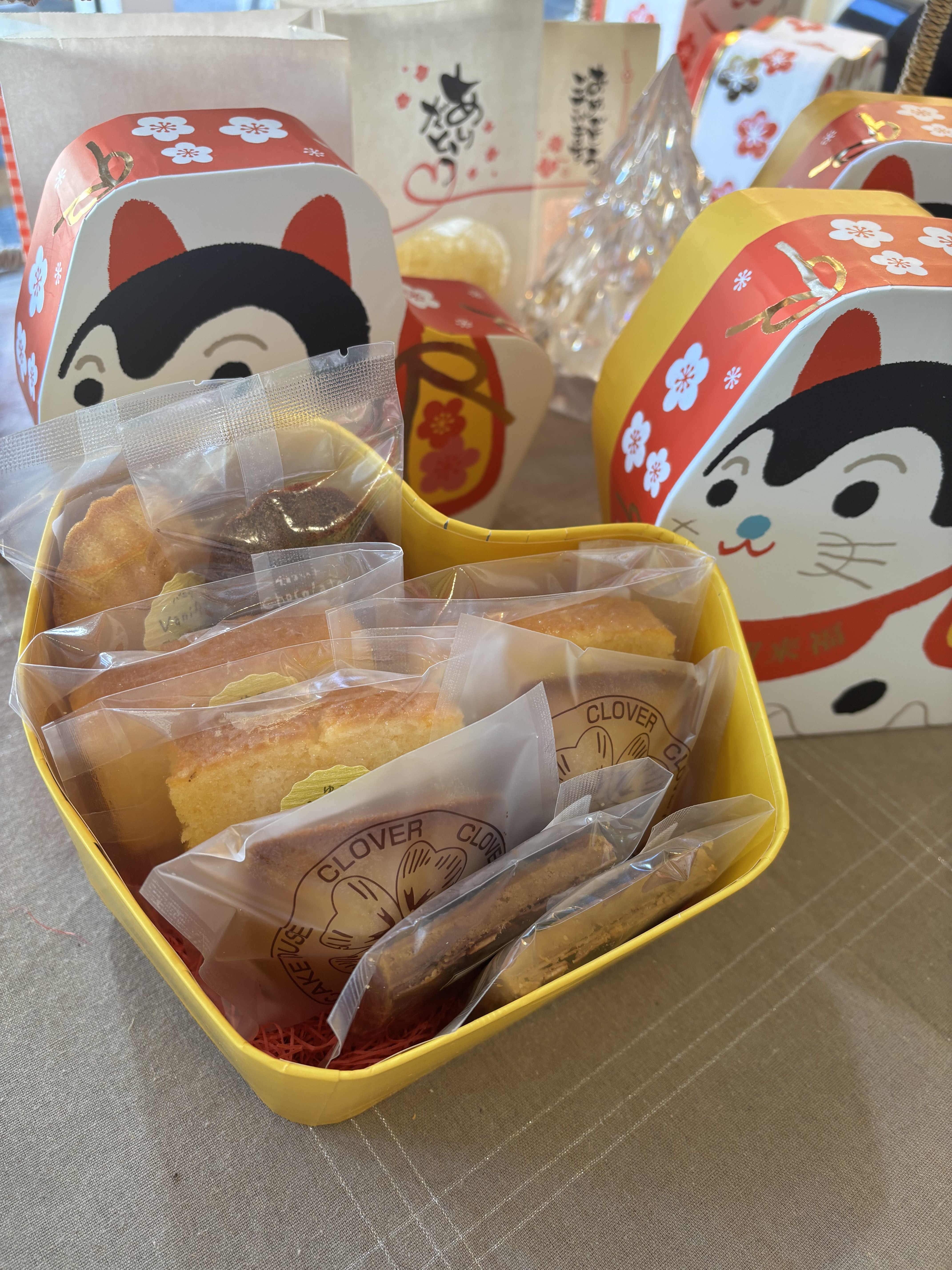 縁起物BOX焼き菓子セット　発売中です！！