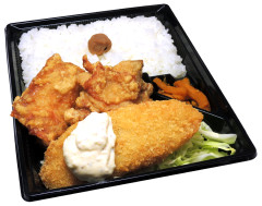 唐揚げコンビ（白身魚フライ）