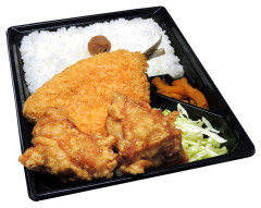 唐揚げコンビ（アジフライ）