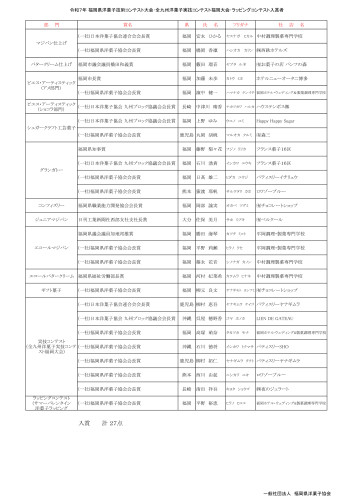 福岡県洋菓子技術コンテスト･全九州洋菓子実技コンテスト福岡大会入賞者一覧表2025.jpg
