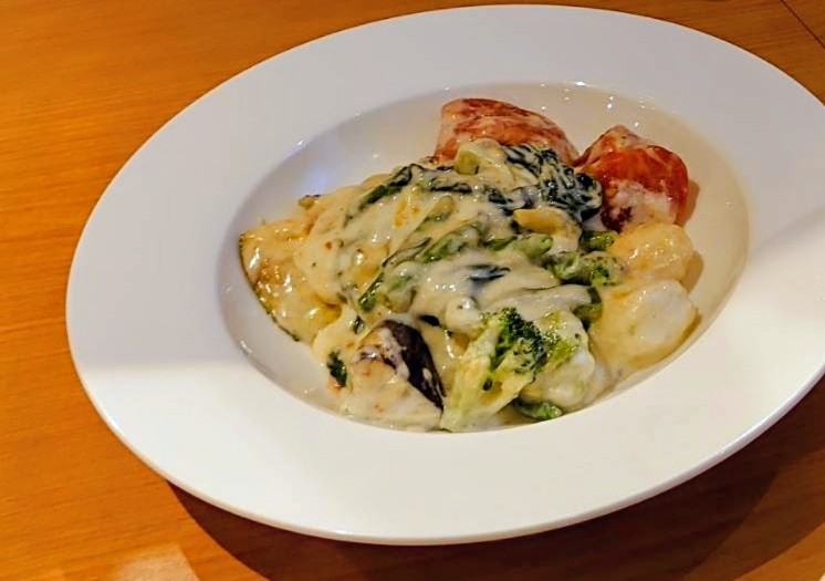 温野菜のブルーチーズソース