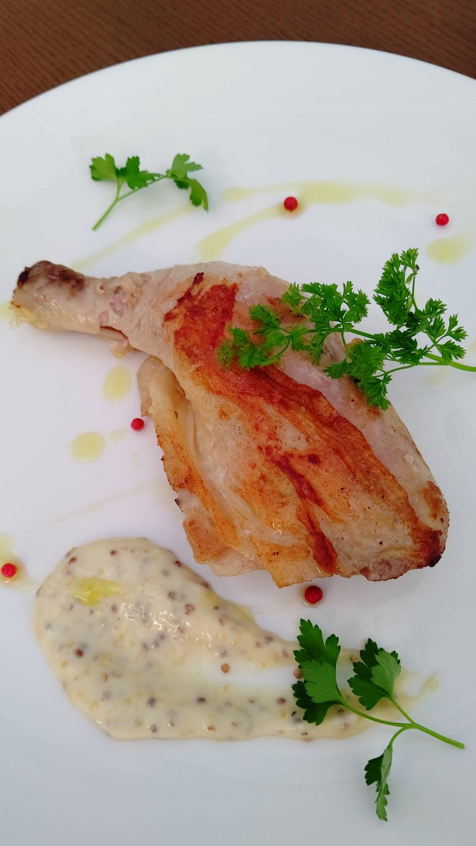 【ランチ】鶏もも肉のコンフィ