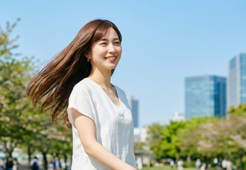 🌿 5月、風に弾む「ツヤ髪」で。