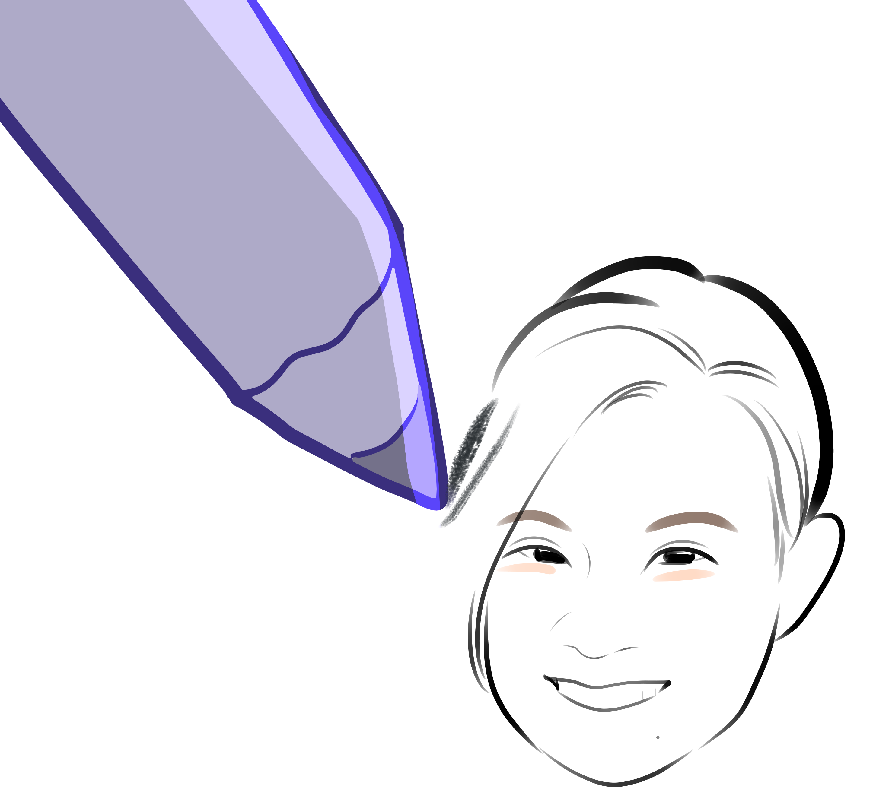 おうちで似顔絵（オンライン）