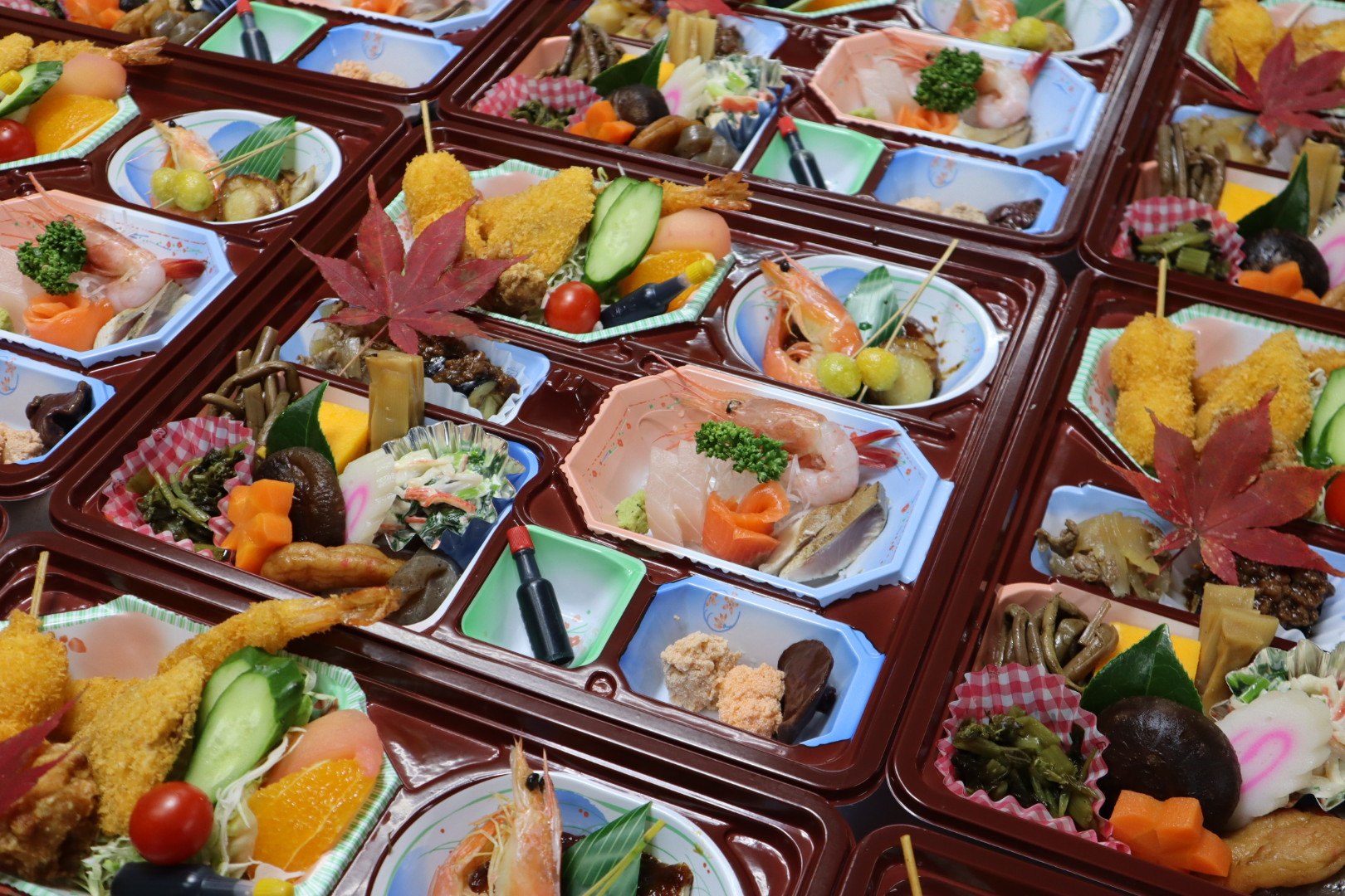 豪華なパック料理になりました