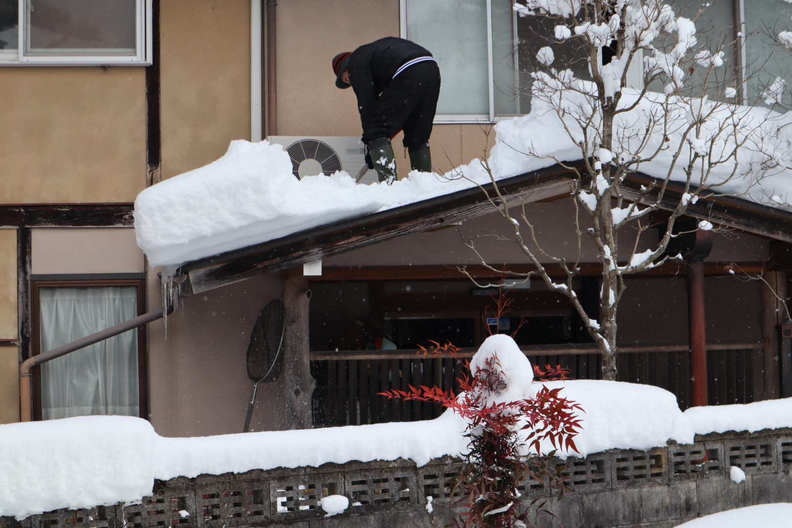 雪下ろしをしました