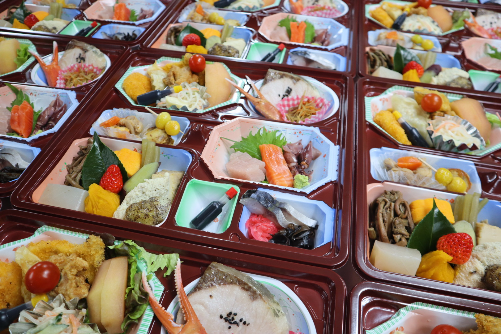 町内会でパック料理をご注文して頂きました