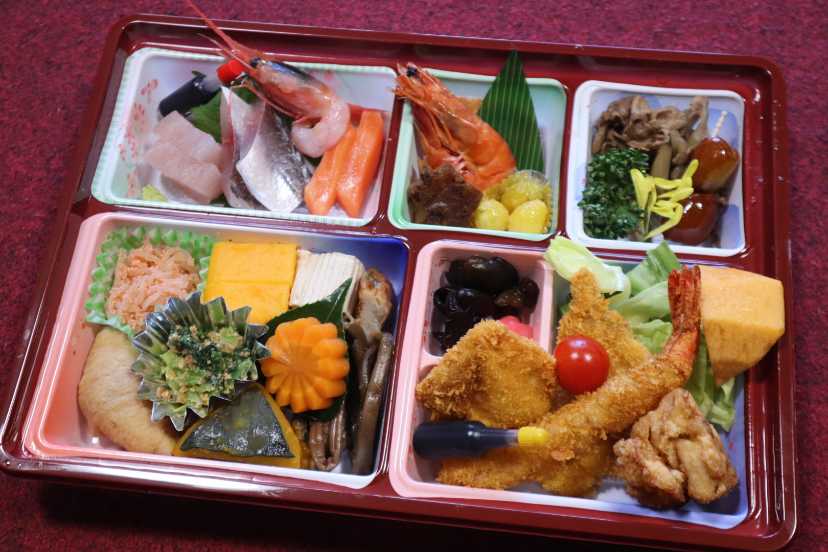 本日ご利用頂いた法事用パック料理