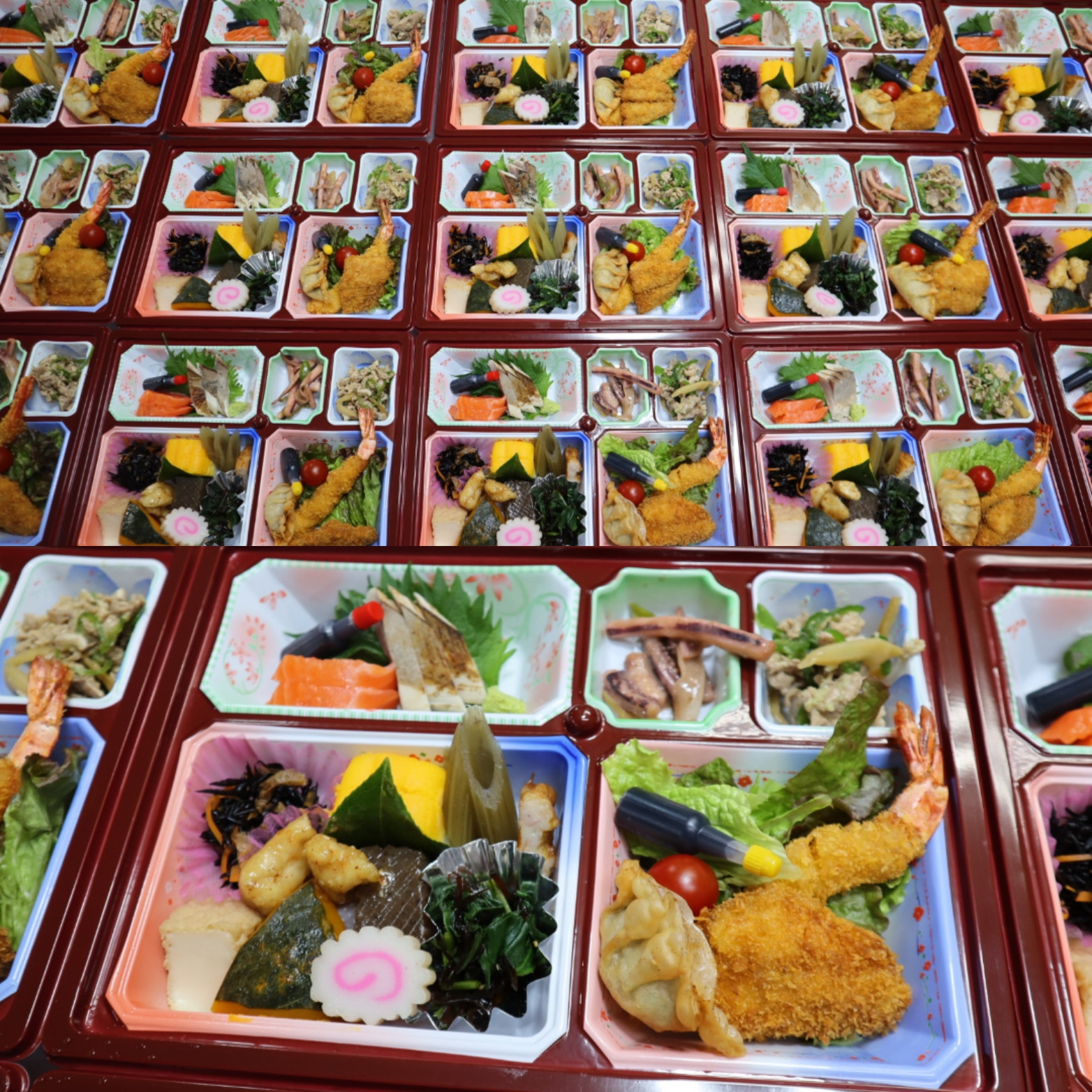 たくさんのパック料理ありがとうございます